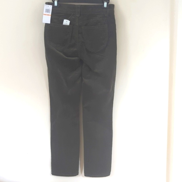 Democracy Natalie Ab Solution Straight Leg Corduroy Dark Green 2P - Picture 4 of 16